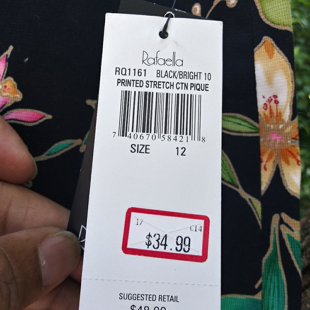 Rafaella floral skirt" NWT" - Picture 4 of 4